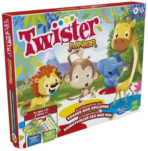 „Hasbro Gaming“ – „Twister Junior“ 2 žaidimai viename (F7478)