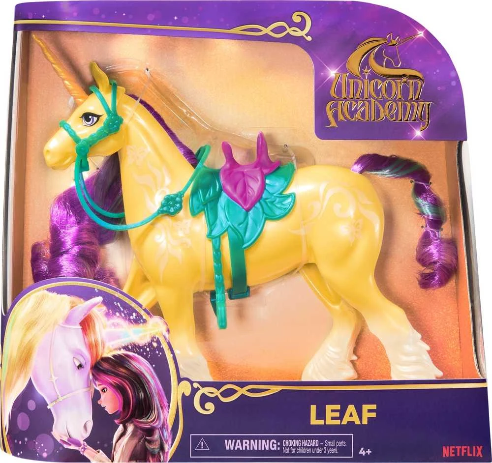 Unicorn Academy Leaf Vienaragis, 28 cm