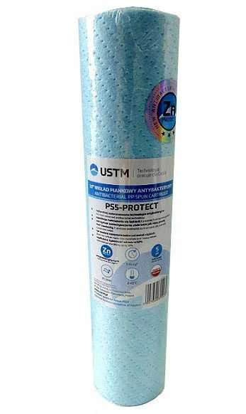 Mechaninė antibakterinė filtro kasetė USTM PS5 10″, 5 mkm