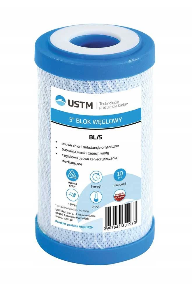 Filtro elementas USTM BL 5" su aktyvinta anglim