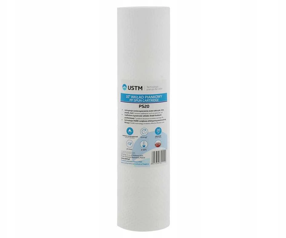 Ustm 10 colių mechaninio valymo filtro kasetė PS20