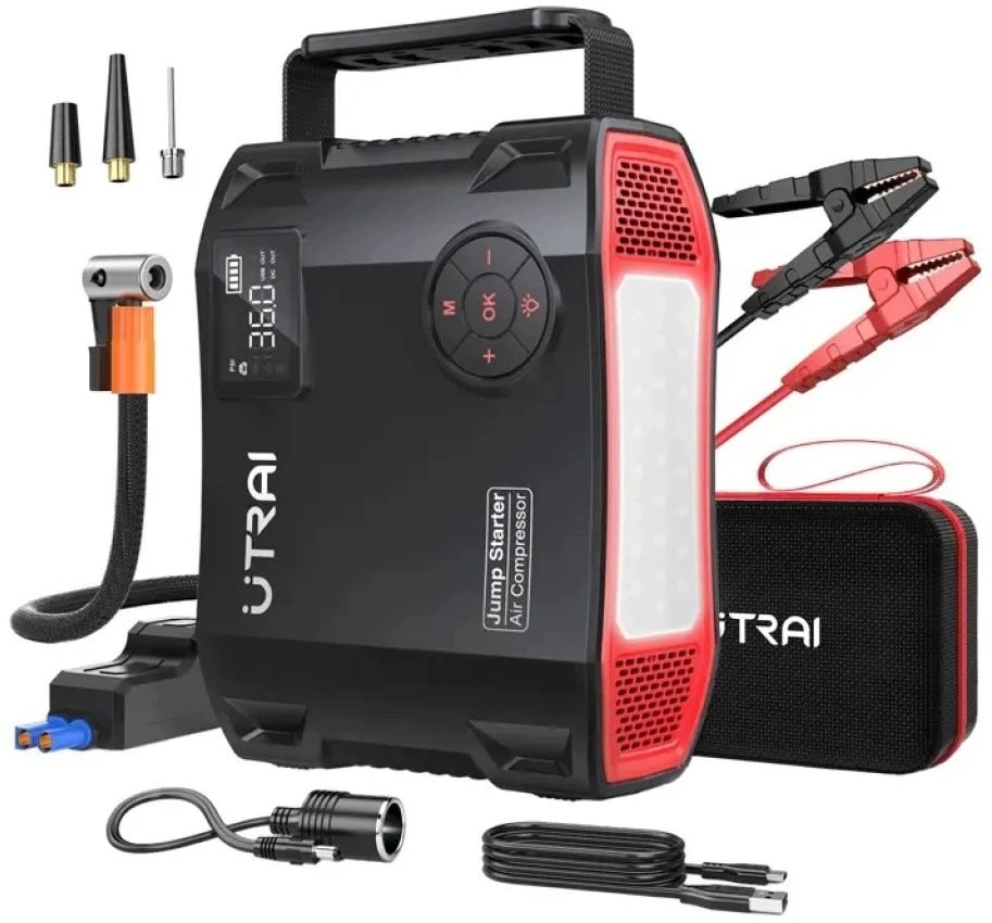 UTRAI JS5 automobilio starteris su kompresoriumi