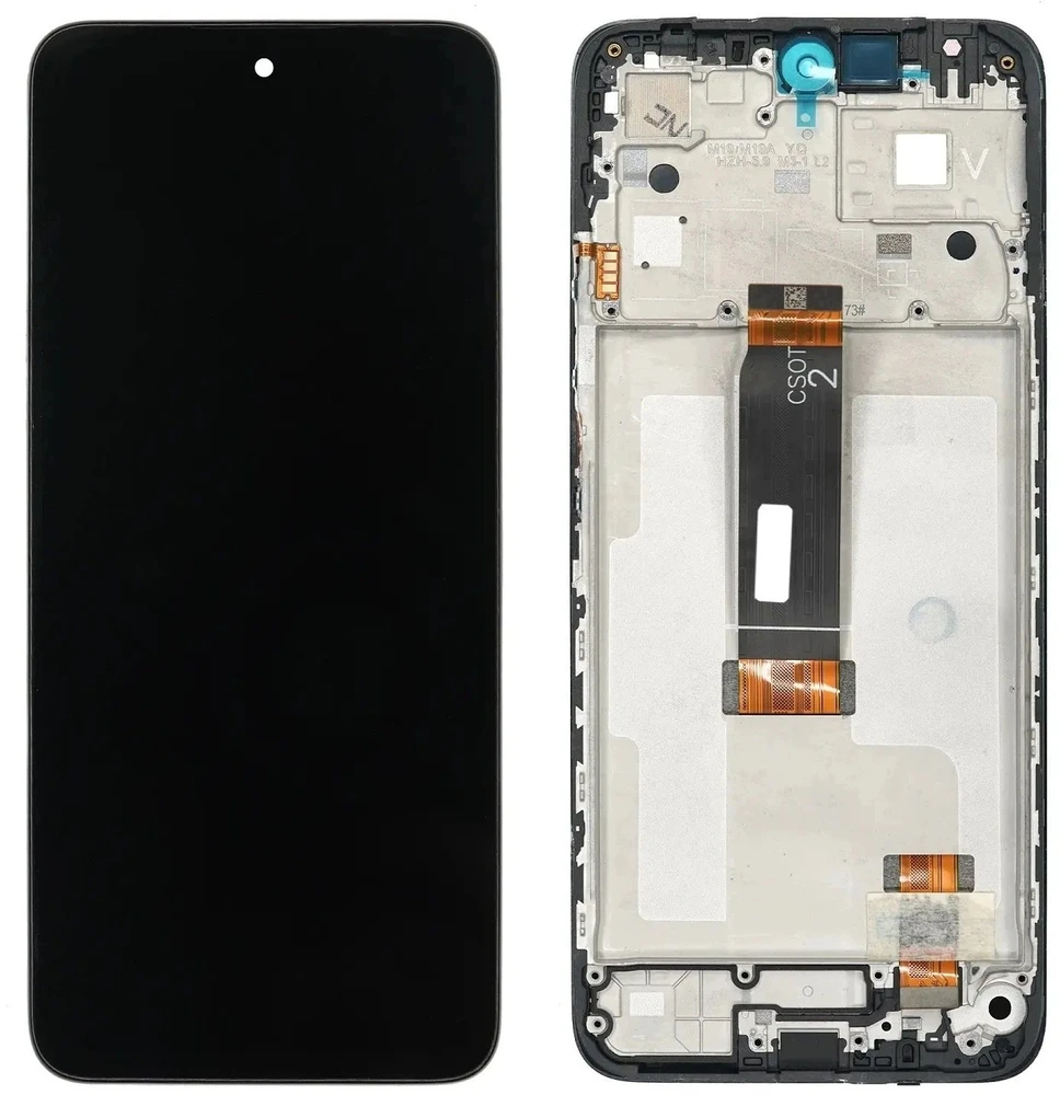 Uts Group Telforceone LCD + lietimui jautrus skydelis Redmi 12 4G/5G originalus su rėmeliu