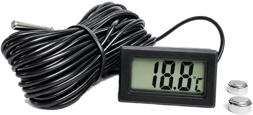 Aksotron Termometras su ekranu PT-LCD/3M
