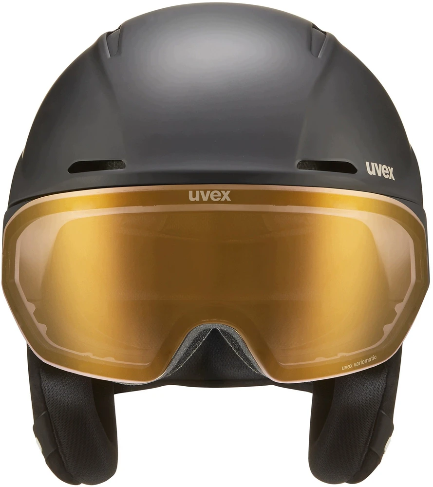 Kask narciarski UVEX Ultimate horizon MIPS juodas matt