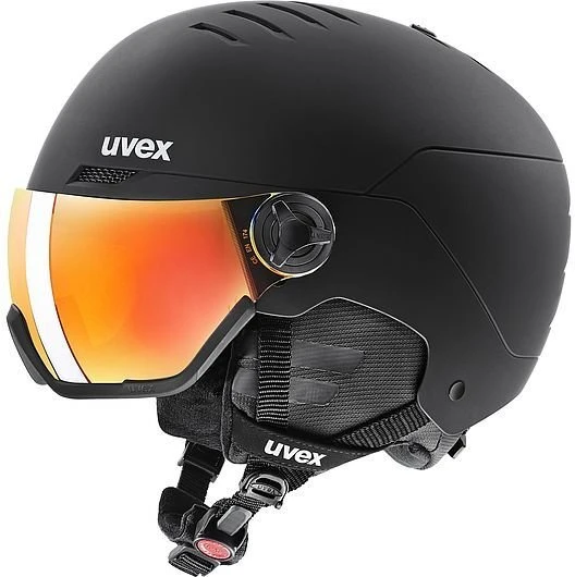 Kask narciarski UVEX Wanted Visor 58-61cm L juoda