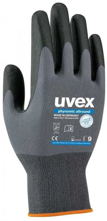 Uvex Phynomic darbo pirštinė, 9 dydis