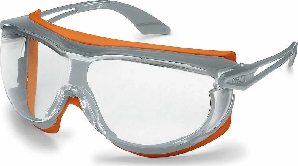 Apsauginiai akiniai Uvex Skyguard NT, pilki su oranžine tarpine