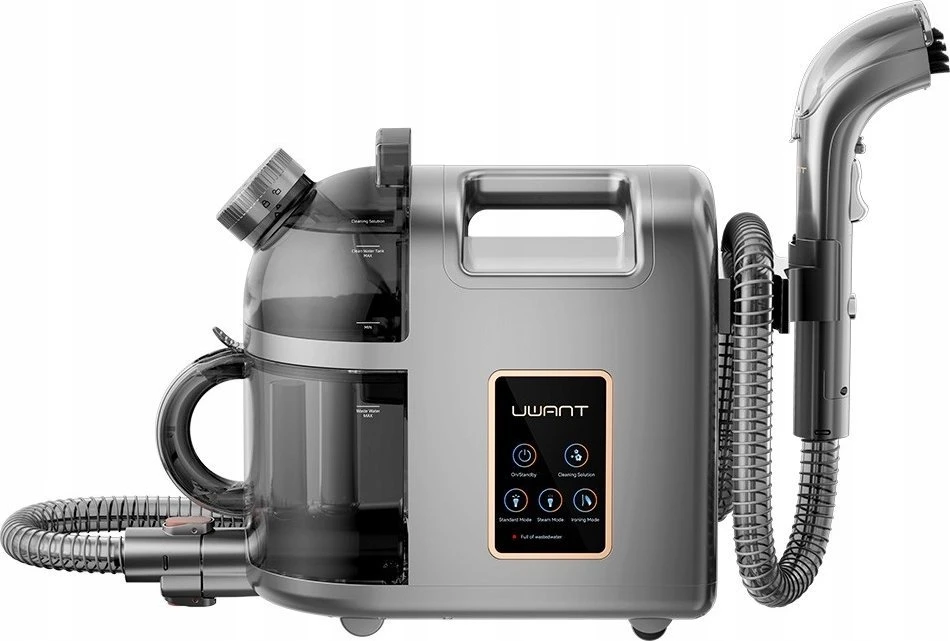 UWANT B200 12000Pa 1900W skalbimo dulkių siurblys su Deep Cleaning valymo garais funkcija - pilka