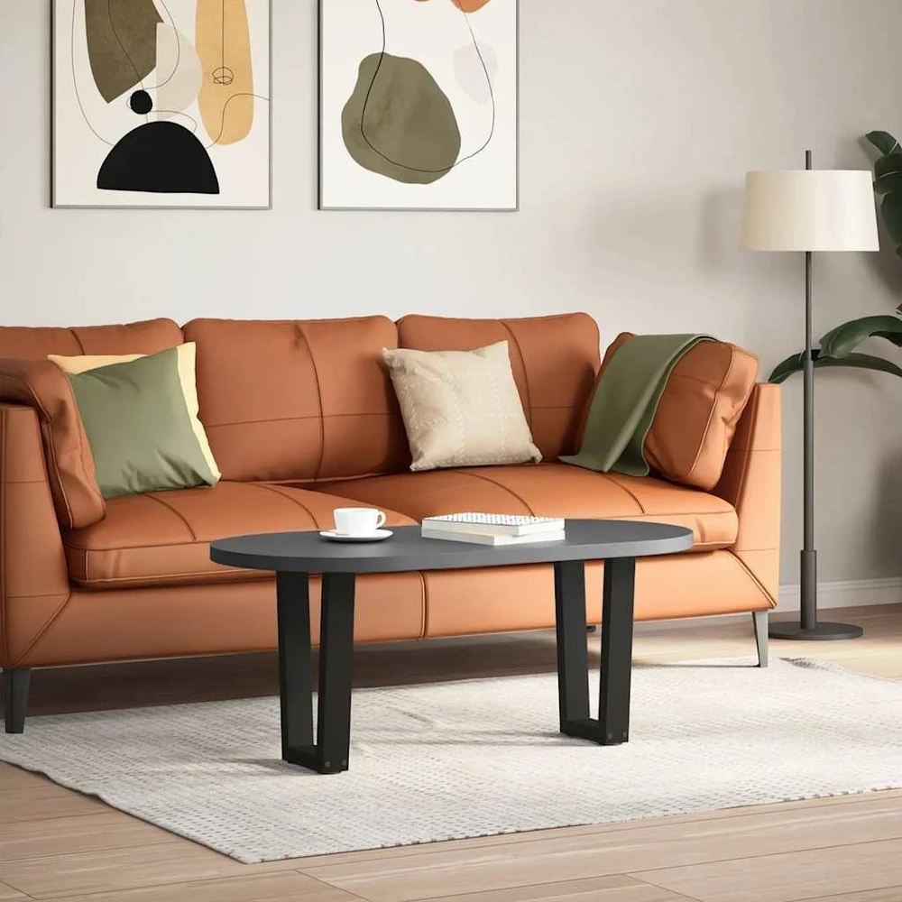 Kavos staliuko kojelės, V formos, 2 vnt., juodos, 28x(42-43,3) cm, plienas