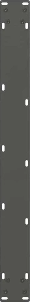 Valgomojo stalo kojos, V formos, 2 vnt., antracito spalvos, 90x(72-73,3) cm, plienas