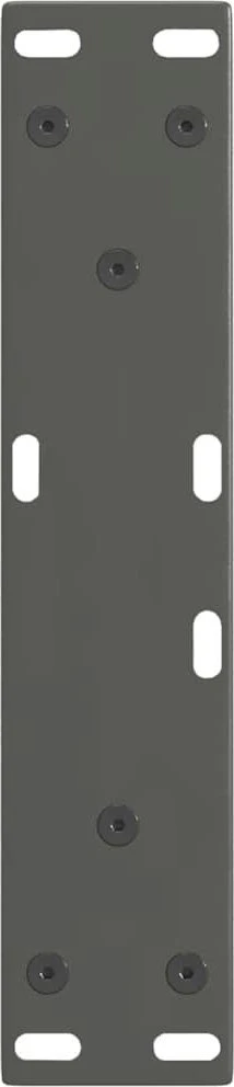 Kavos staliuko kojelės, V formos, 2 vnt., antracito spalvos, 28x(42-43,3) cm, plienas