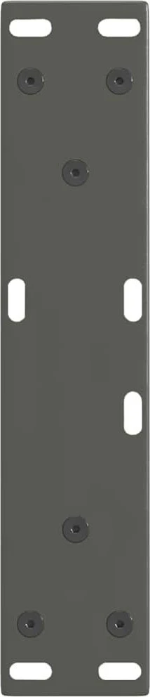 Kavos staliuko kojelės, V formos, 2 vnt., antracito spalvos, 38x(42-43,3) cm, plienas