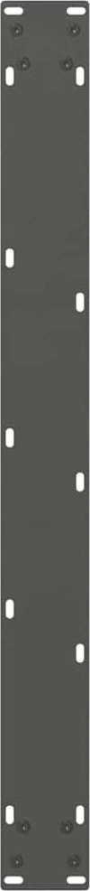 Valgomojo stalo kojos, V formos, 3 vnt., antracito spalvos, 100x(72-73,3) cm, plienas