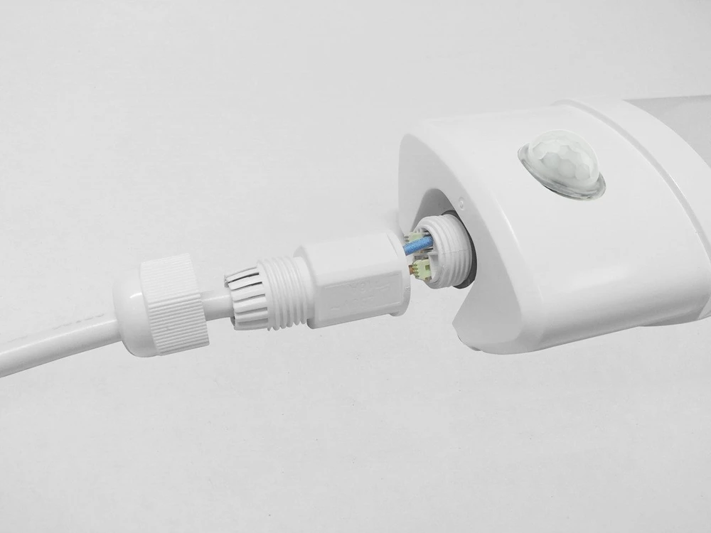 Amio Led Line Lite Hermetinis šviestuvas su judesio davikliu PIR, TRI-PROOF, 230Vac, 30W, 3600lm, 65cm, IP65, 4000K