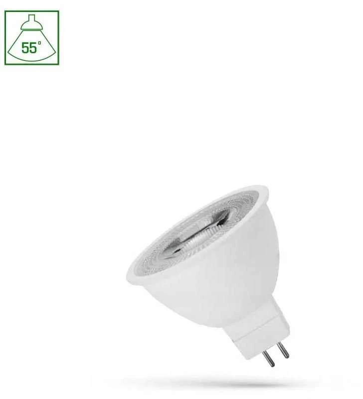 „Spectrum LEMPA LED“ GU5.3 MR16 lemputė, 6W, 450LM, 6000K, 55ST