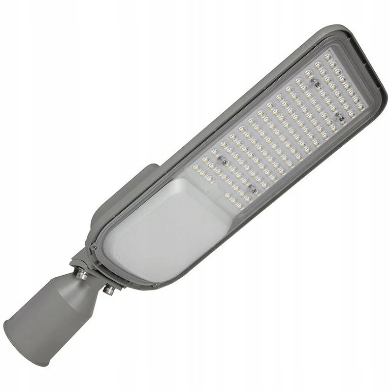 V-TAC LED gatvės šviestuvas 100W 13500lm 4000K IP65 pilkas reguliuojamas laikiklis 23833