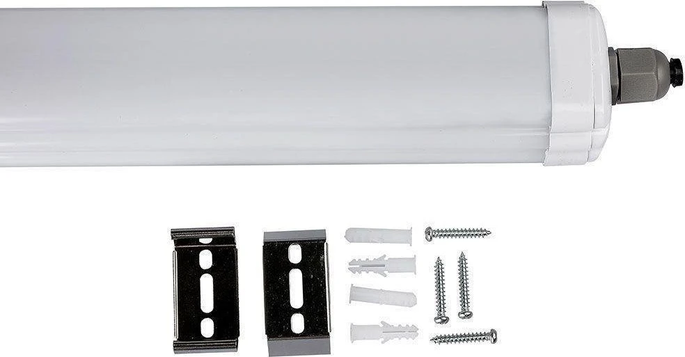 Lubinis šviestuvas V-tac 36W LED linijinis paviršinis šviestuvas, 120cm, baltas, 4500K, IP65