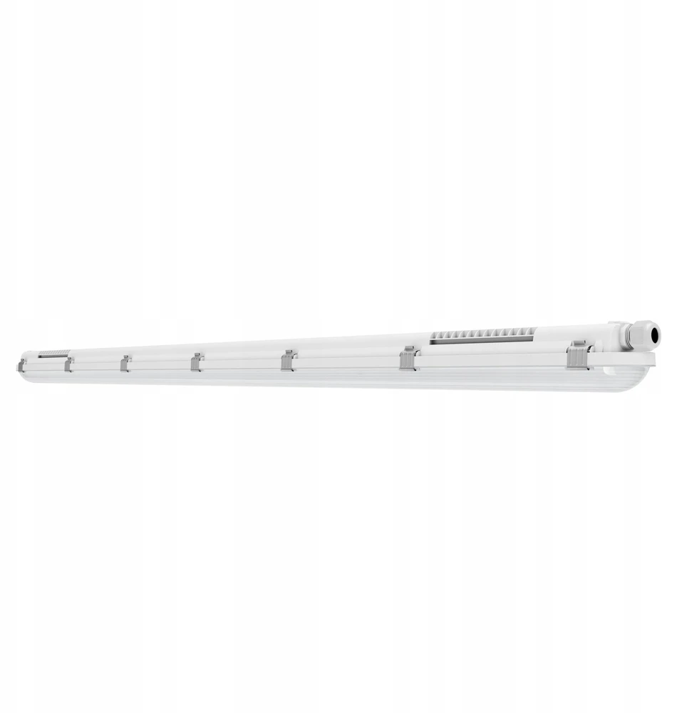 V-tac 31/18W LED linijinis šviestuvas DAMP PROOF FIT, pilkas, 4000/5000/6500K, 115°, 1200mm, IP65