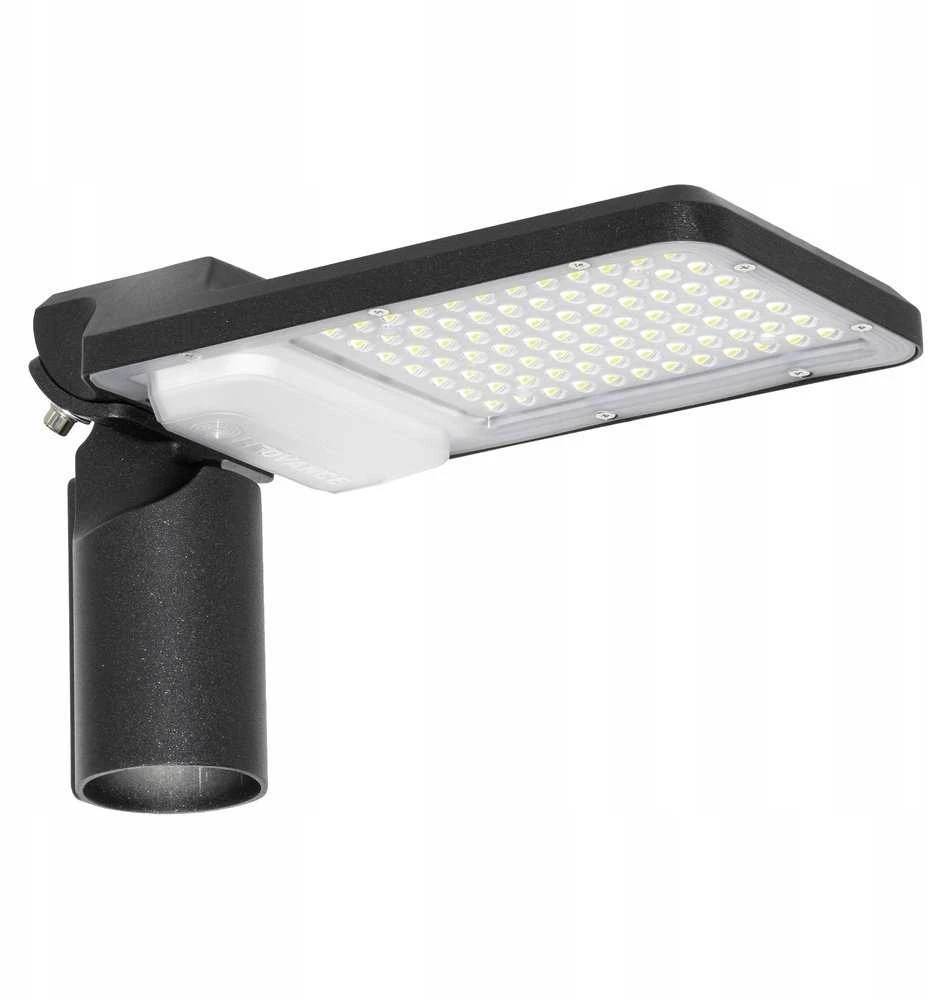 V-tac 50W LED gatvės šviestuvas URBAN AREA, juodas, 6500K, 155°x80°