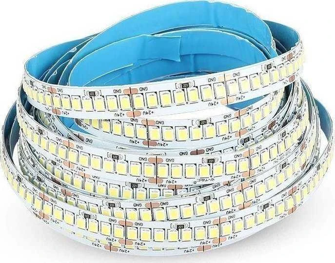 V-tac 18W/m LED juosta, 238 LED/m, 24V, 6500K, 5 metrų ritė