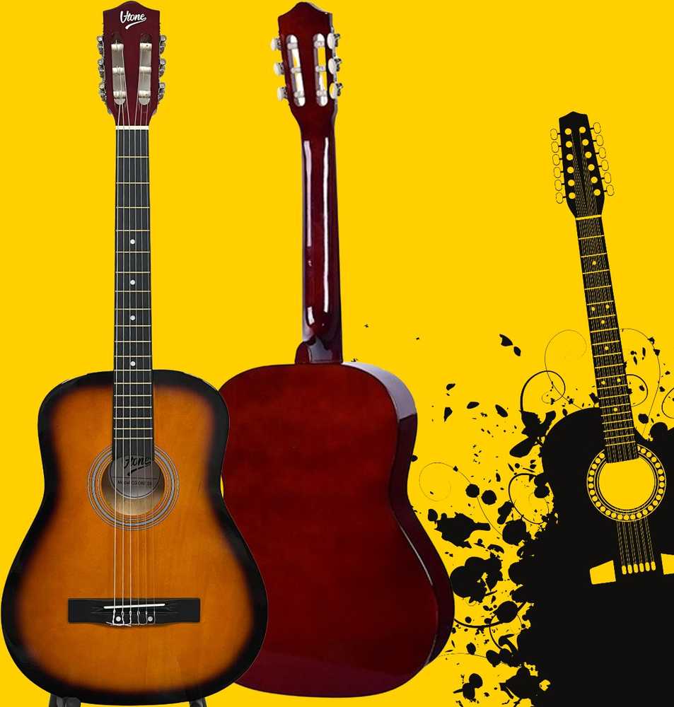 V-TONE BCG SB klasikinė gitara 4/4 sunburst mokymuisi