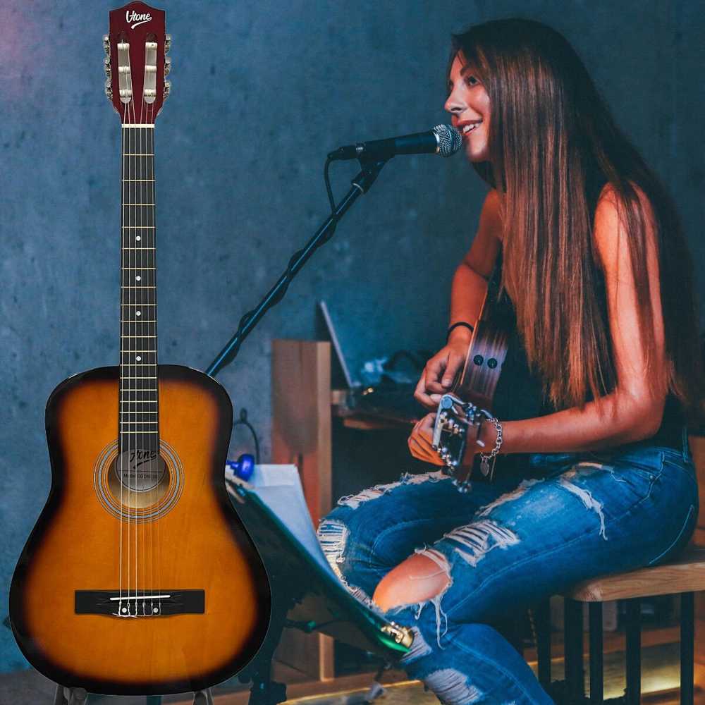 V-TONE BCG SB klasikinė gitara 4/4 sunburst mokymuisi