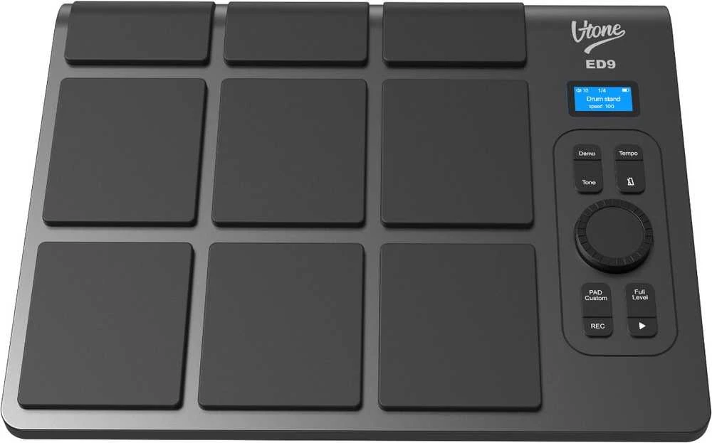 V-TONE ED9 nešiojamasis baterijomis valdomas elektroninių būgnų komplektas