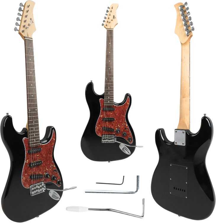 Carruzzo Electric Guitar V-TONE GST39 BK