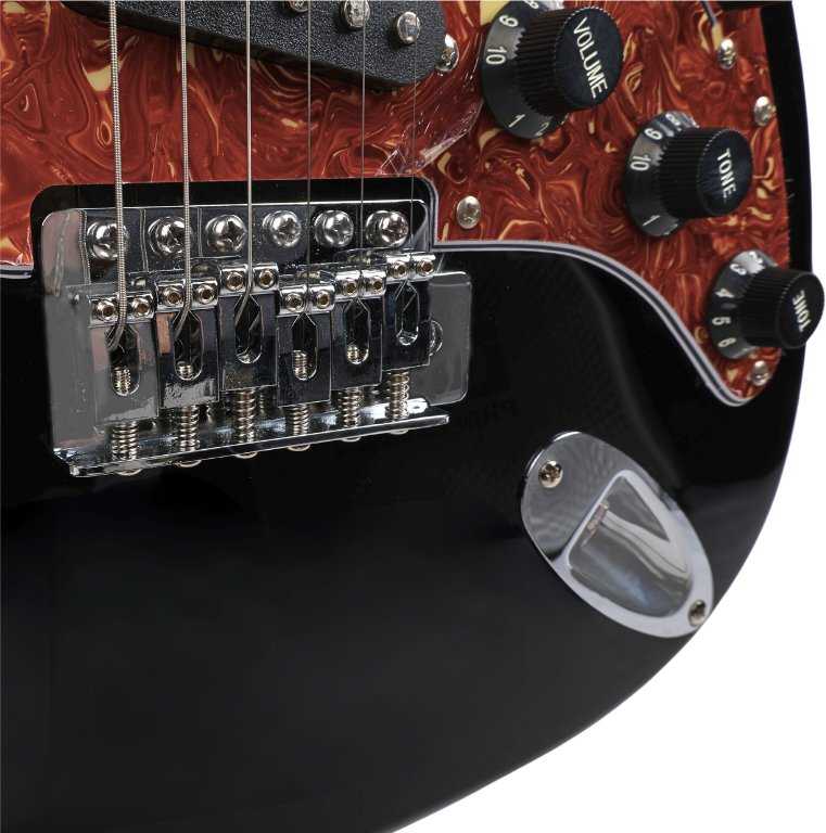 Carruzzo Electric Guitar V-TONE GST39 BK