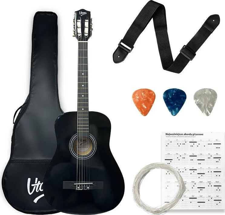 VTO V-TONE CG One BK - classical guitar 4/4, juodas