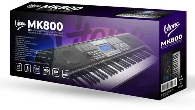 V-TONE MK800 nešiojamas edukacinis elektroninis klavišinis instrumentas