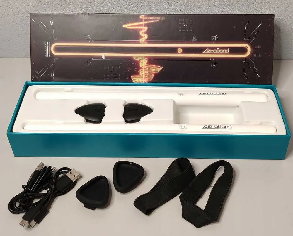 Nešiojamas elektroninis būgnų komplektas AeroBand PocketDrum 2 Max ruda