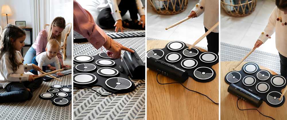 V-TONE RD7 susukamas elektroninis būgnas USB-C AU