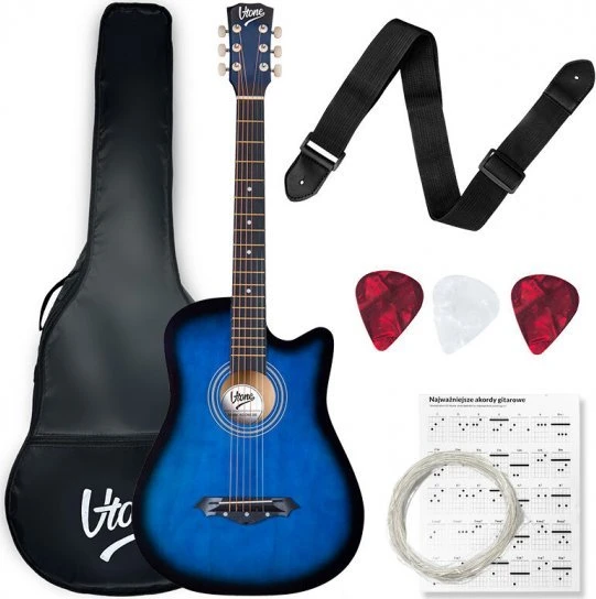 VTO V-TONE AG One BB - 4/4 akustinė gitara, mėlynojo burst'o