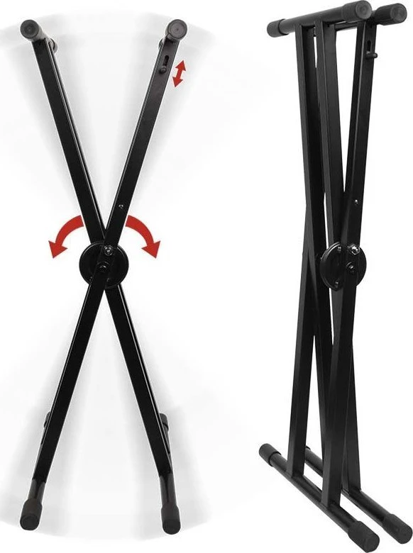 V-TONE DELUXE K1 savaime reguliuojamas klaviatūros stovas