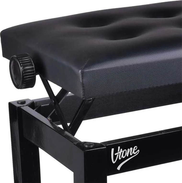 V-TONE ŁAWA 1 BK - reguliuojamo aukščio pianino suolas, juodas