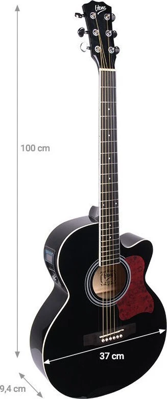 V-TONE EAG SET BK elektroakustinė gitara + stiprintuvas