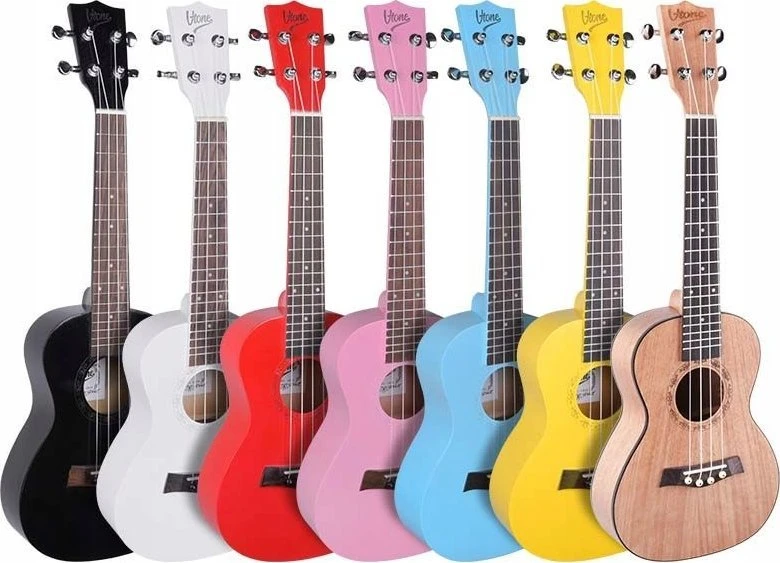 Mėlyna V-TONE UK23 BL akustinis koncertas ukulele 23"" mėlynas + viršelis