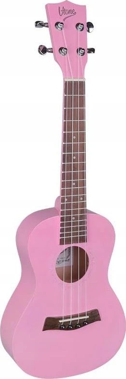 Rožinė V-TONE UK23 PK akustinis koncertas ukulele 23"" rožinė + viršelis