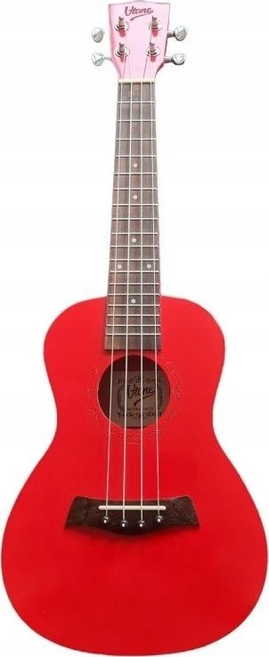 V-TONE UK23 RD akustinė koncertinė ukulelė 23" raudona + dangtelis