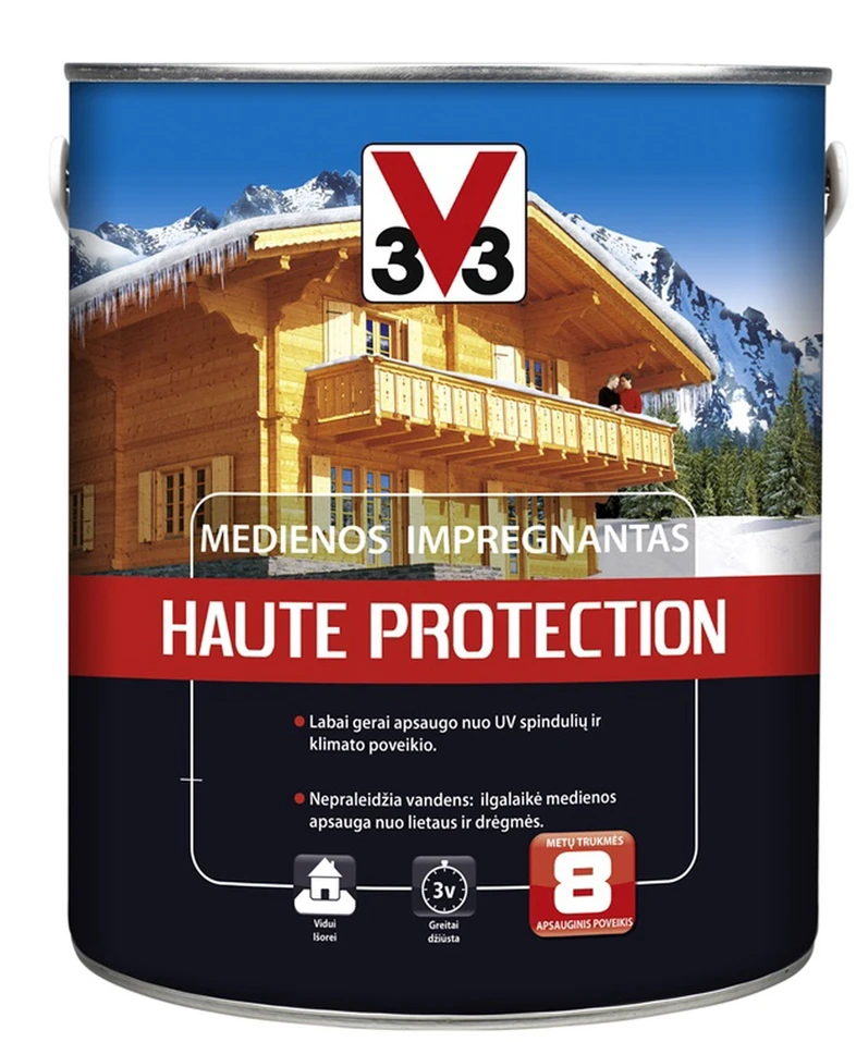 V33 IMPREGNANTAS AUKŠTOS APSAUGOS (ĄŽUOLAS, 0,75)