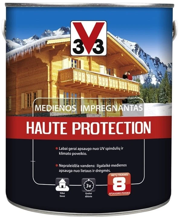 Medienos impregnatorius V33 Haute Protection, baltas, 10 l