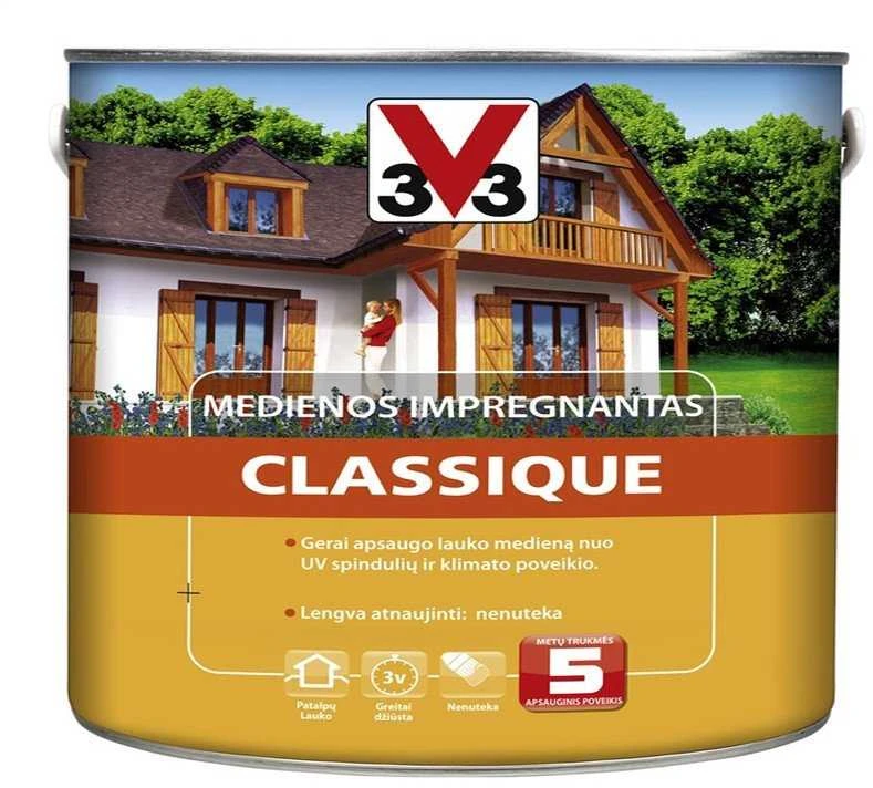 V33 MEDIENOS IMPREGNACIJOS PRIEMONĖ CLASSIC (SKANDINAVIJA)