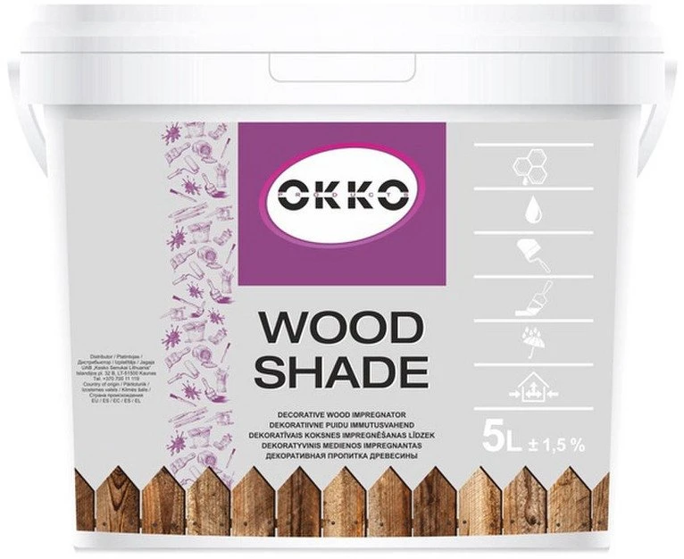 V33 WOOD IMPREG WOOD SHADE RICH OAK 5L OKKO