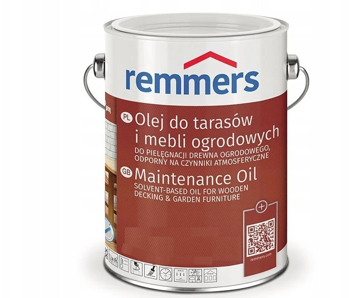 Dekoratyvinis aliejus Remmers Wood Terrace Oil tikmedis 5 l