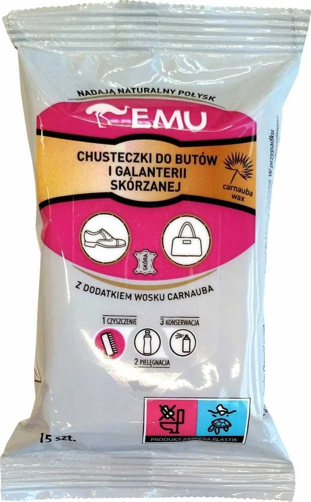 Drėgnos servetėlės EMU 15vnt.