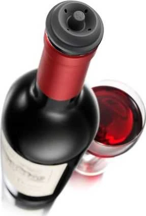 Vakuuminis kamštis su pompa vynui Vacu Vin juoda