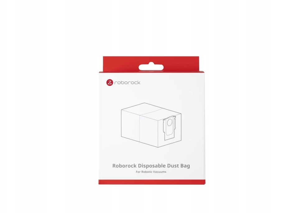 Vacuum Cleaner Priedas ROBOROCK Disposable Dust bag For Qrevo/Qrevo MaxV/S8 MaxV Ultra/Qrevo S/Qrevo Pro/Qrevo Plus/Qrevo Curv/Qrevo Edge/Saros 10R/Saros Z70/Saros 10/Vivian S/Vivian SC/QR 798/Qrevo 5AE/Qrevo Curv 5A1/Qrevo Edge 5V1/QR 798/Qrevo Curv 2 Pro/Qrevo C Pro/Qrevo Curv 2 Flow/Saros 20R 8.02.0454