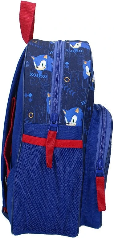Vadobag kuprinė Sonic – kuprinėlė į darželį vaikams su kišenėle vandens buteliukui